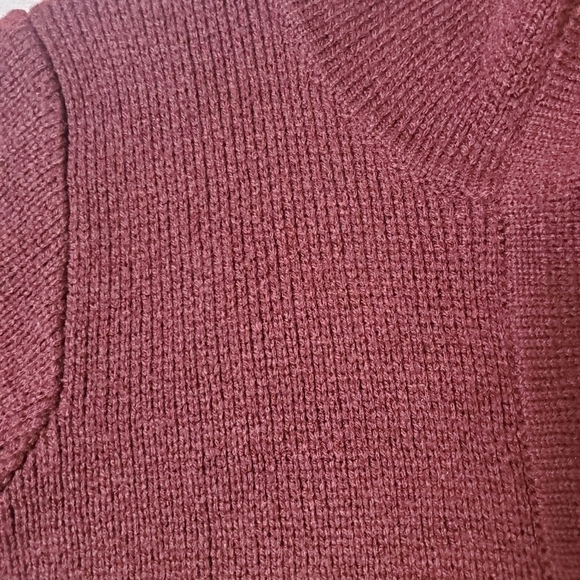 Cleo Cropped Knitted 3/4 Sleeves Sweater Size Large - Picture 3 of 10